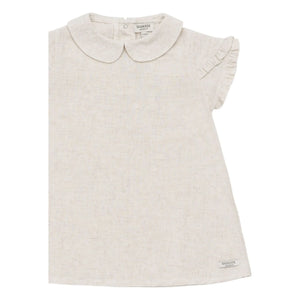 Donsje - Vestido Flien Claudine | Blanco jaspeado