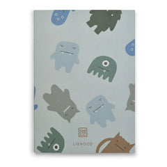 Liewood - Cuaderno A4 Jae | Monster/Mist