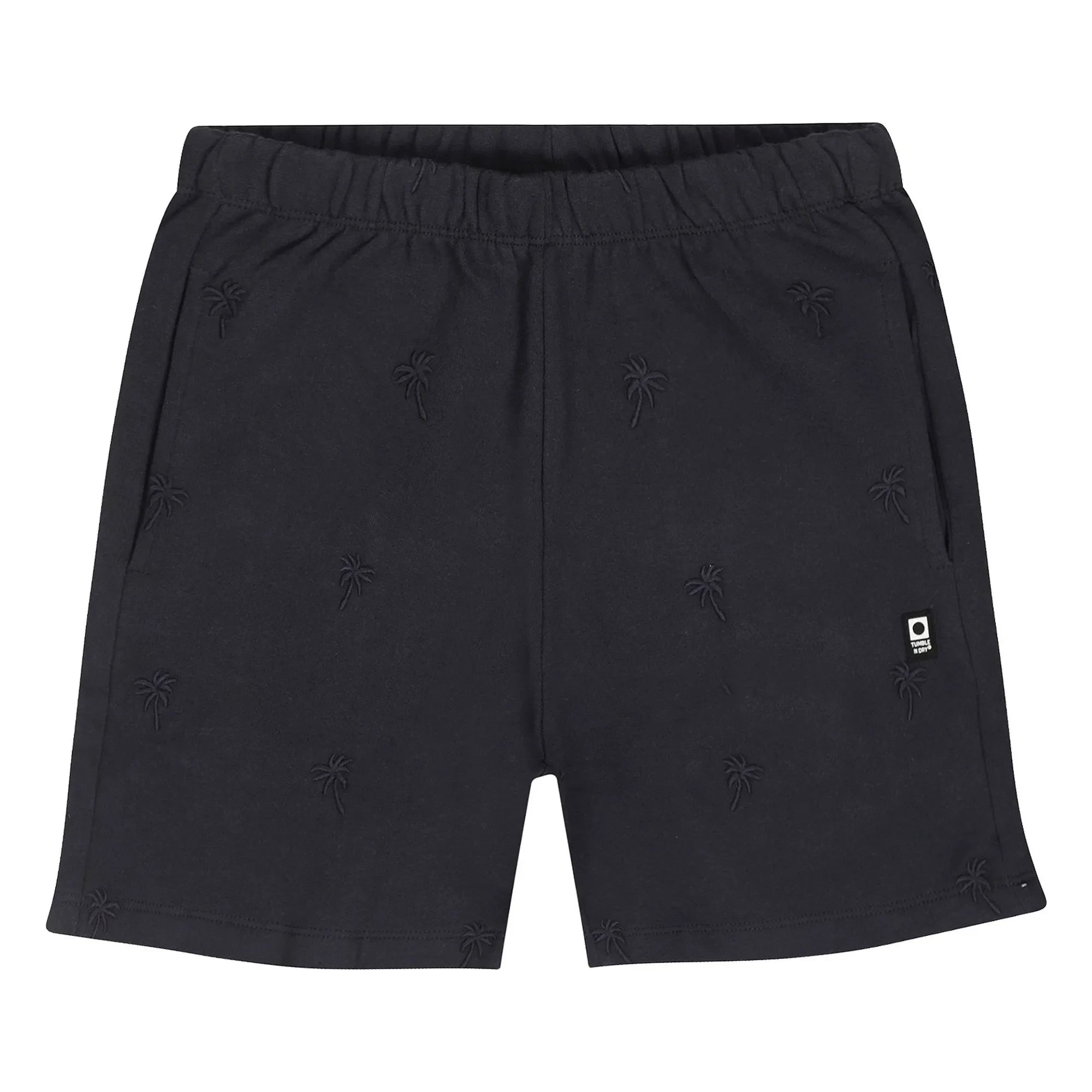 Tumble N'Dry - Shorts jogger de algodón orgánico Polinesia | Azul Oscuro