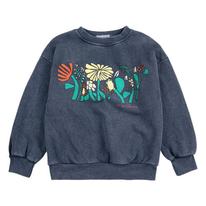 Bobo Choses - Sudadera de algodón orgánico Herbalist | Azul marino