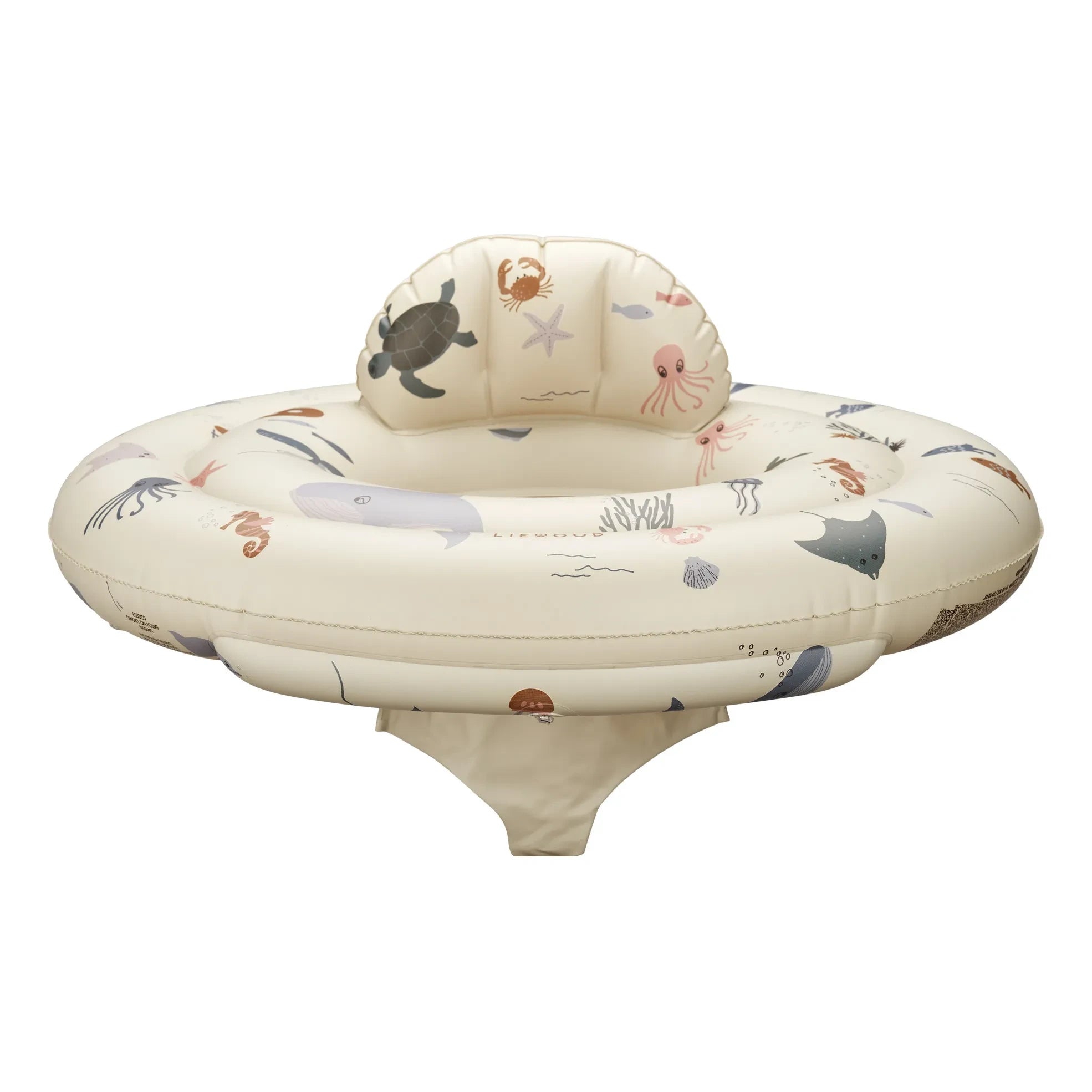 Liewood - Flotador de asiento para bebés Dawn | Criaturas marinas/Arena