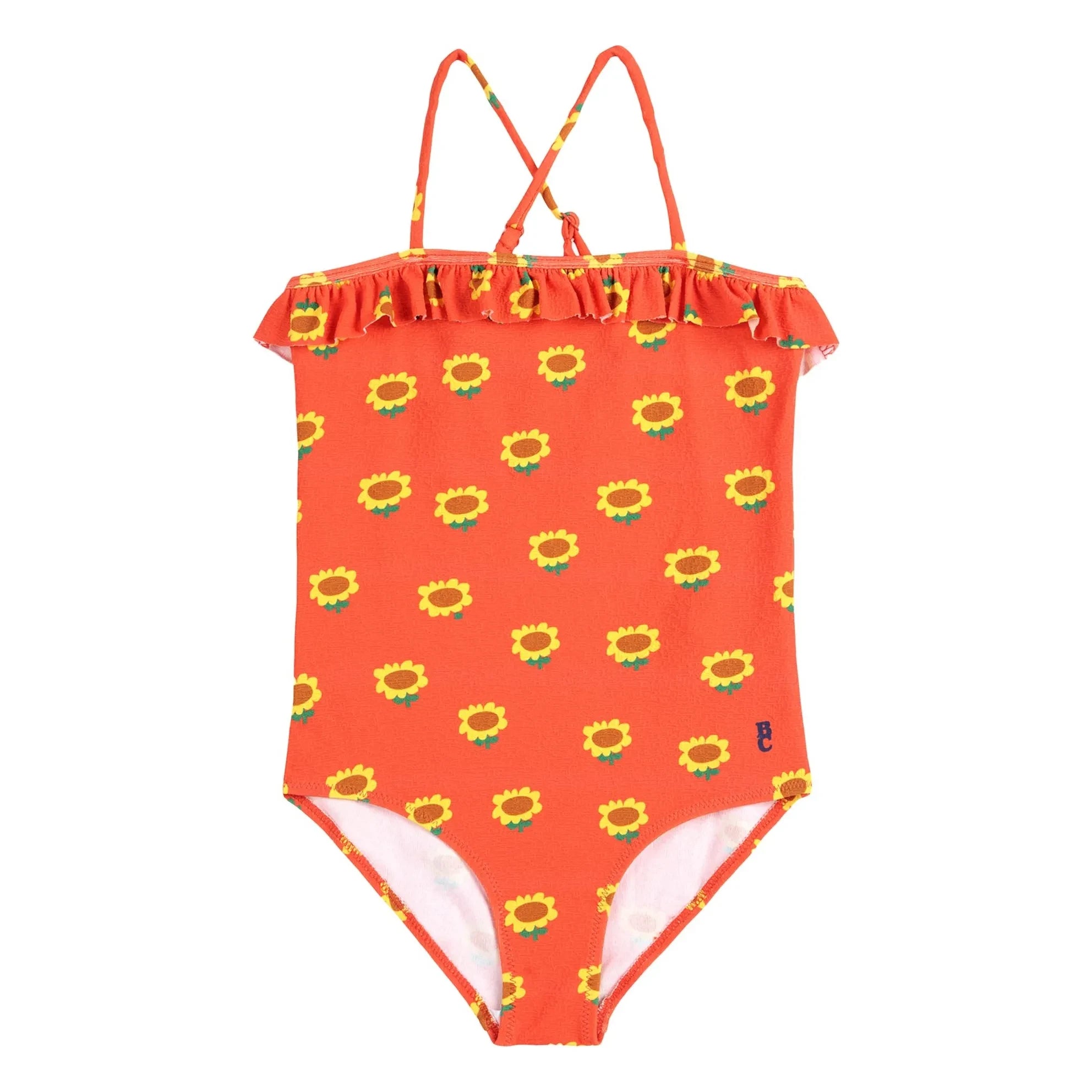 Bobo Choses - Bañador Girasoles Fibras Recicladas | Rojo