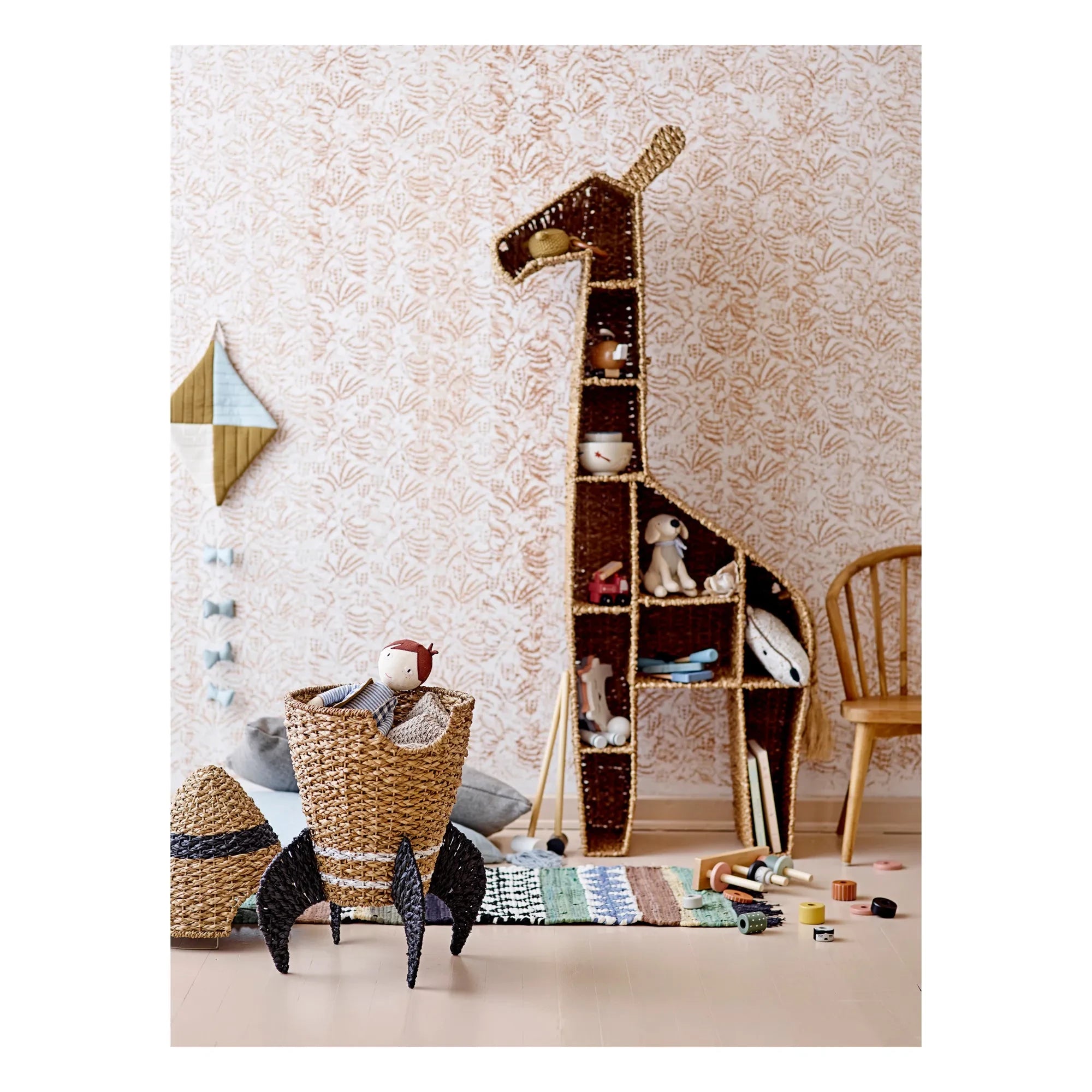 Bloomingville Mini - Cesta Cosmina con tapa