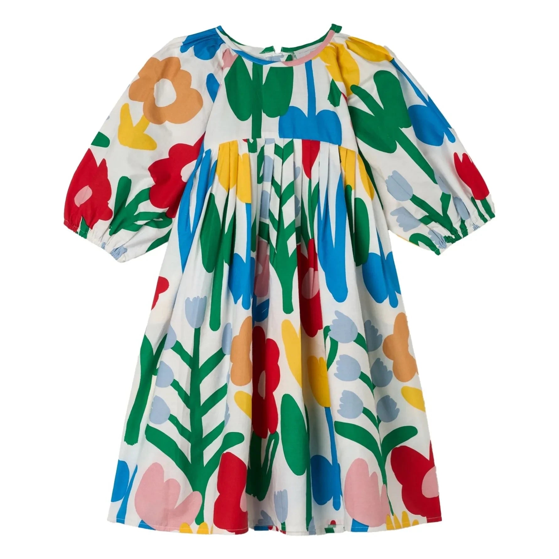 Stella McCartney Kids - Vestido estampado floral | Marfil
