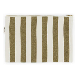 Rose in April - Bolso cartera de rayas Lili | Verde oliva