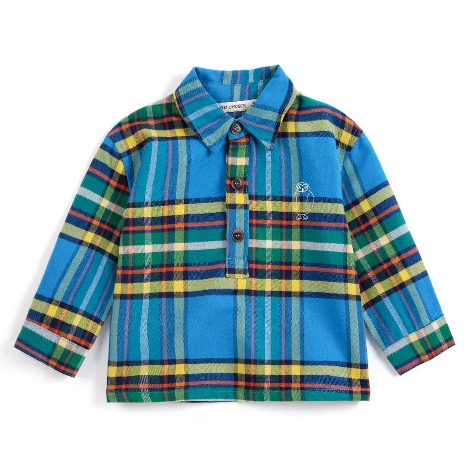 Bobo Choses - Camisa de cuadros azules