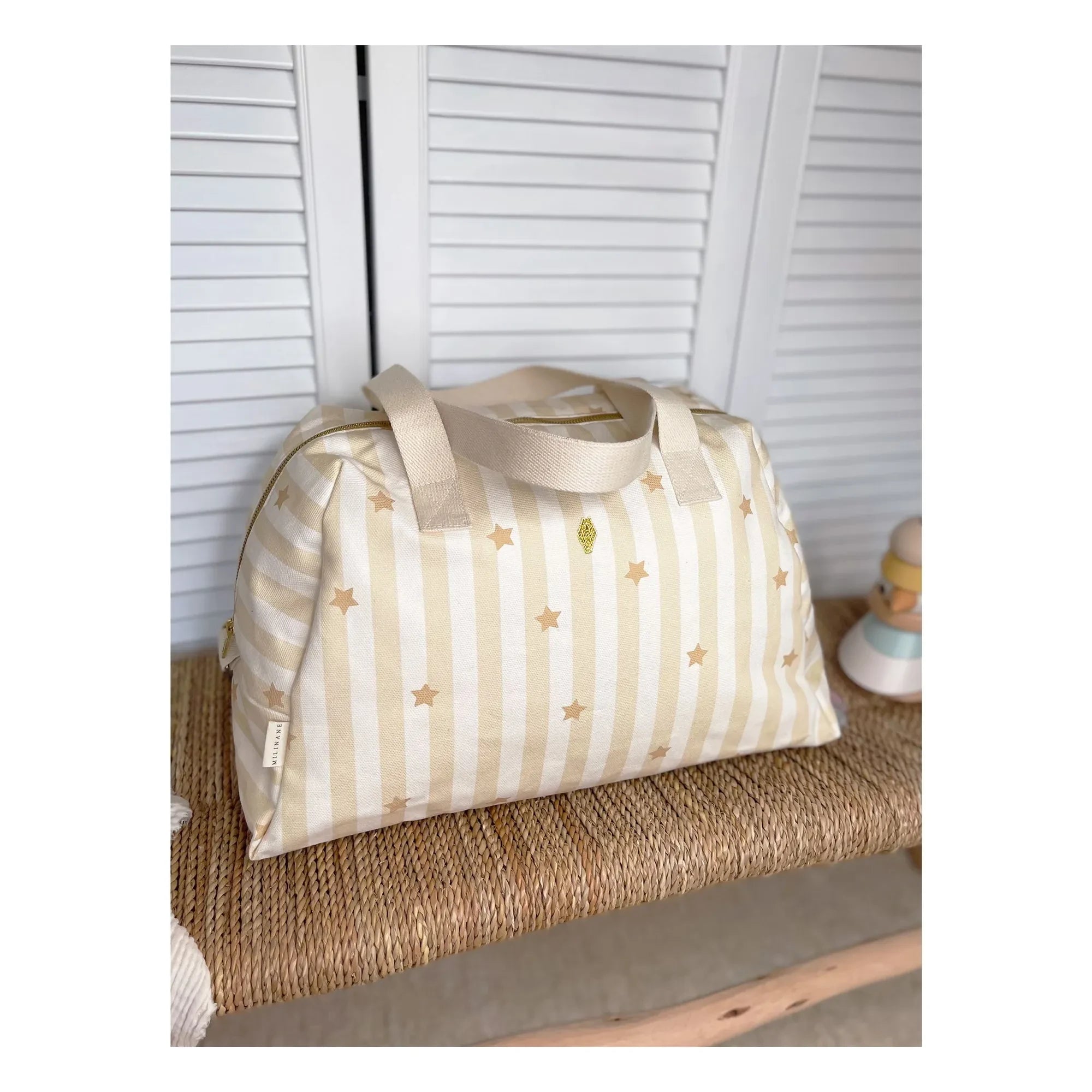 Milinane - Bolsa de pañales Joseph | Amarillo pálido