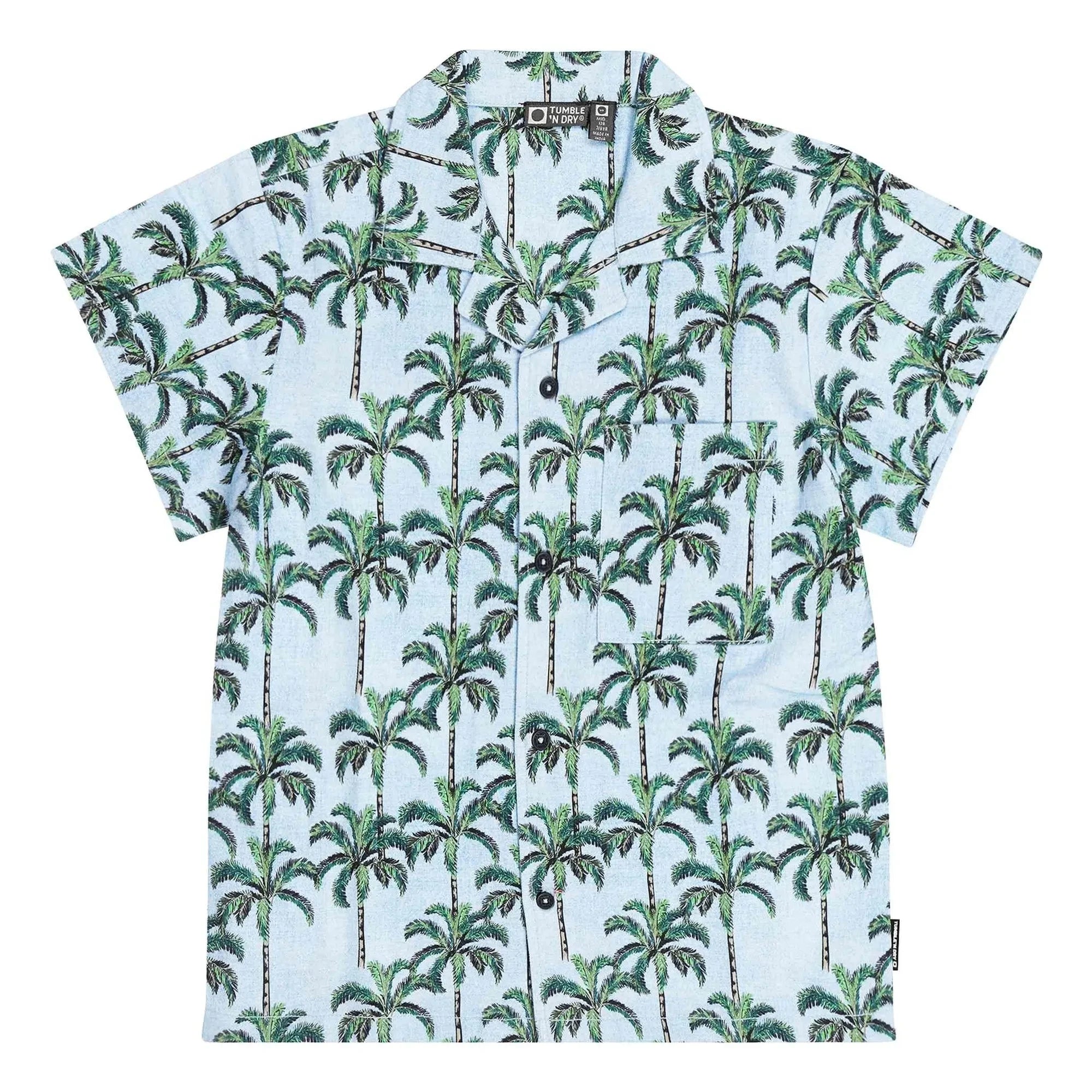 Tumble N'Dry - Camisa Palm Island | Azul claro