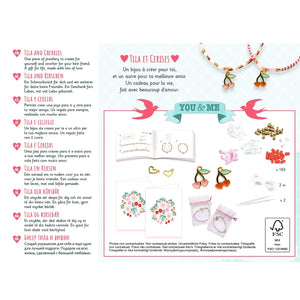 Djeco - DIY Kit - Tila & Cherry Bileklikler