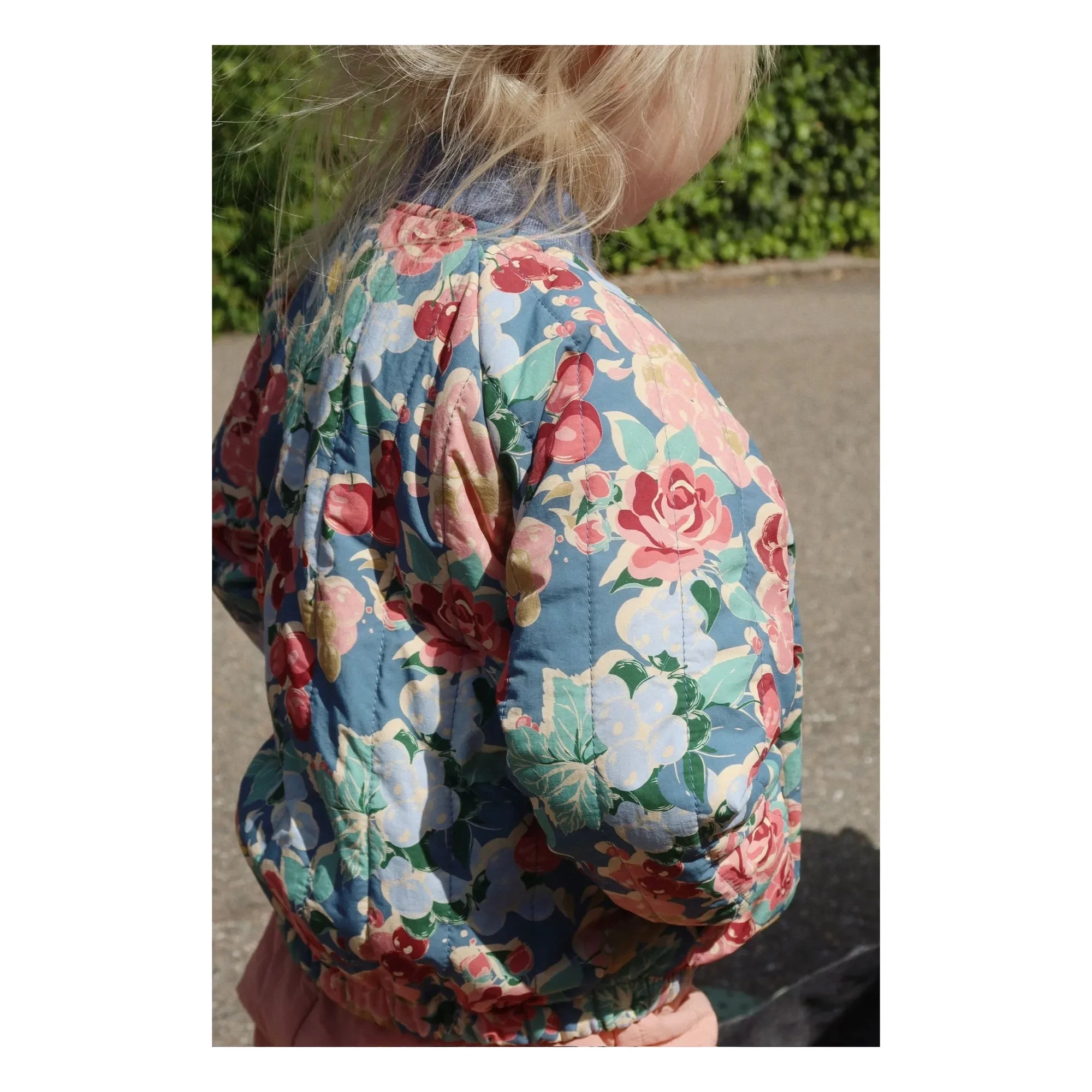 Konges Sløjd - Chaqueta Bomber Juno Fleuri | Azul