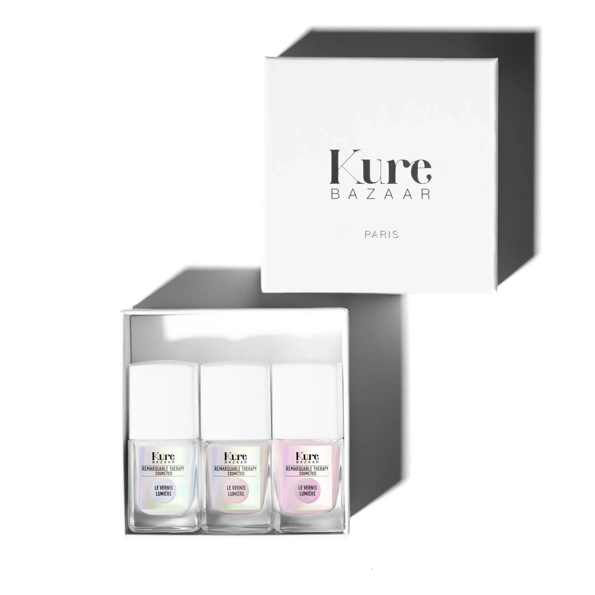 Kure Bazaar - Coffret Lumières - Set de 3 esmaltes de uñas