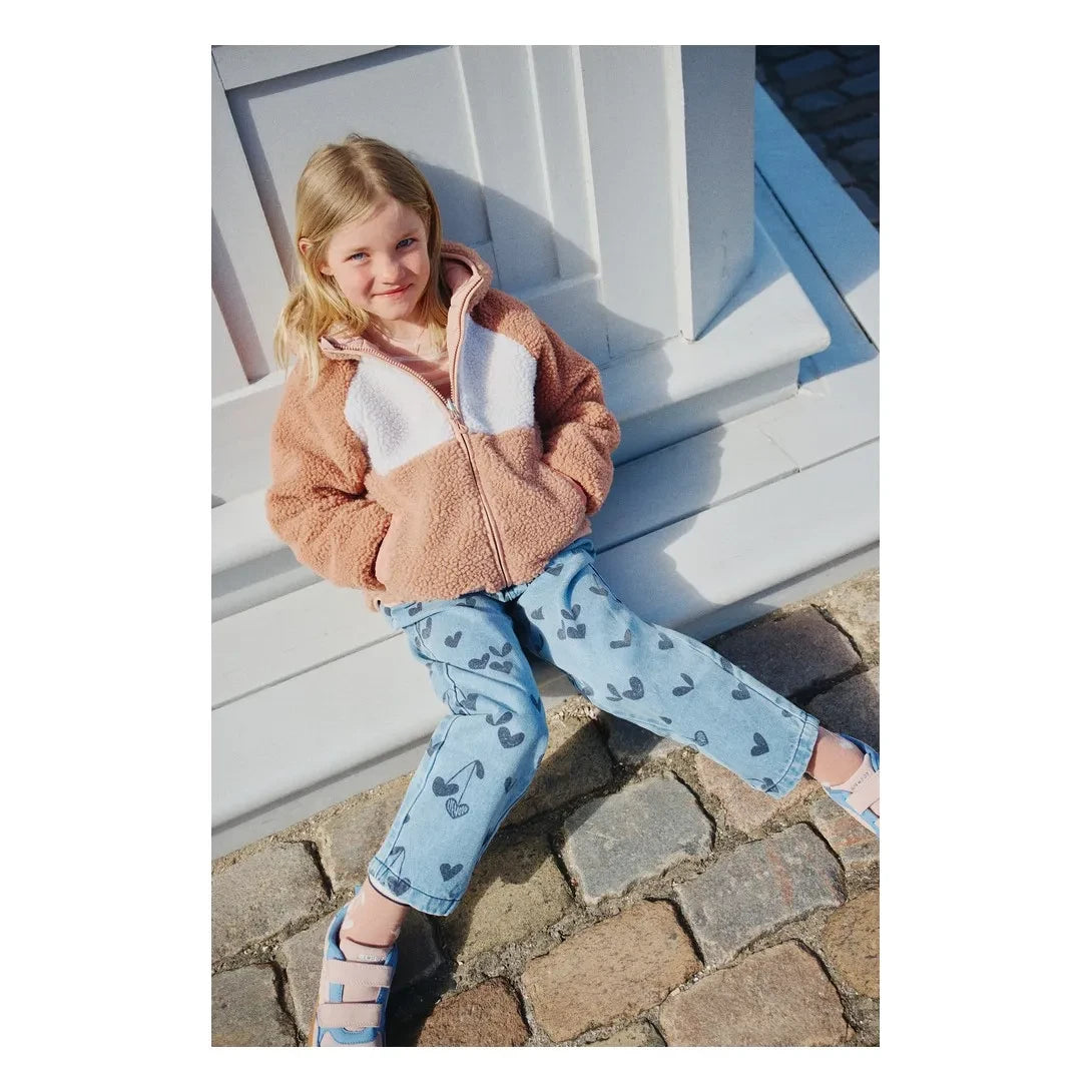 Liewood - Chaqueta reversible estilo sherpa Jackson, fabricada con fibras recicladas | Rosa claro