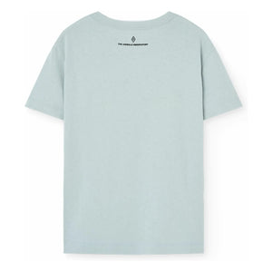 The Animals Observatory - Camiseta con estampado de gallo de algodón orgánico | Azul claro