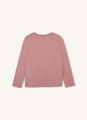 Chloé - Camiseta de algodón orgánico Chloé | Rosa Polvo