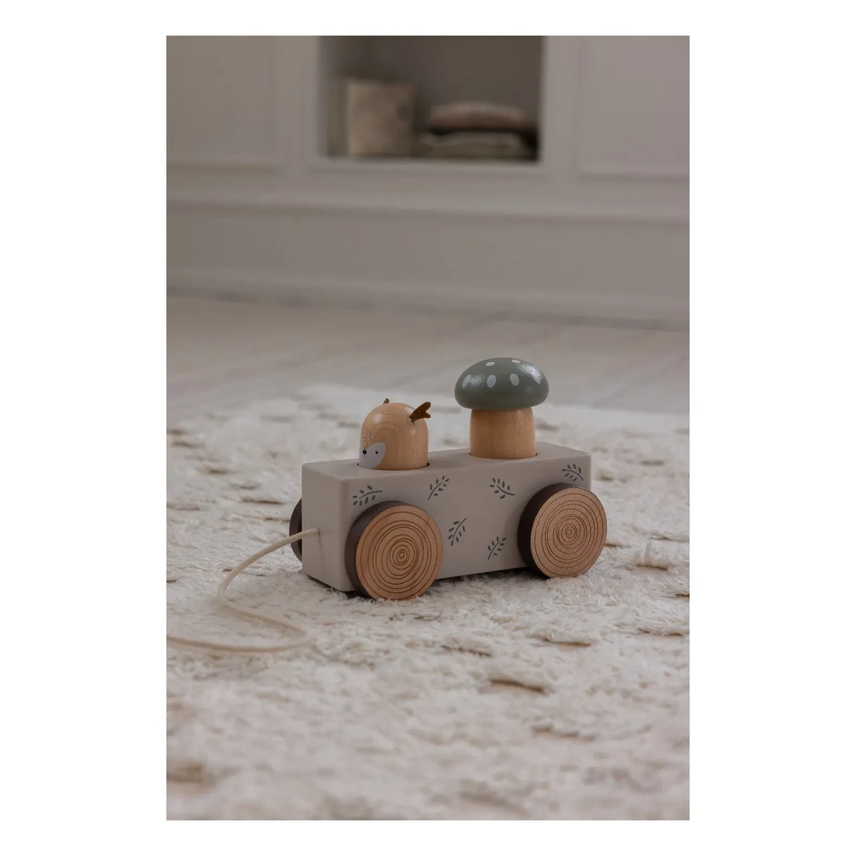 Sebra - Juguete Pop-Up de Tira y Suelta | Beige