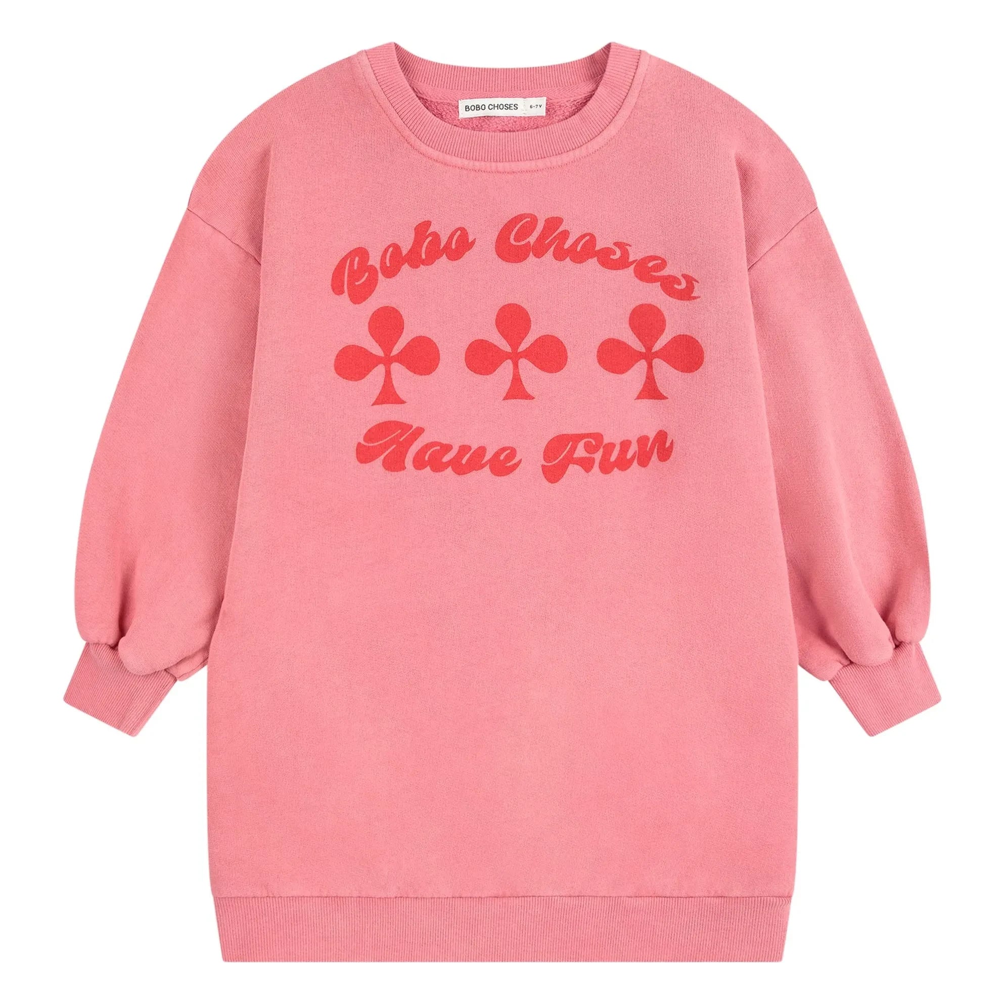 Bobo Choses - Vestido de Sudadera de Algodón Orgánico | Rosa