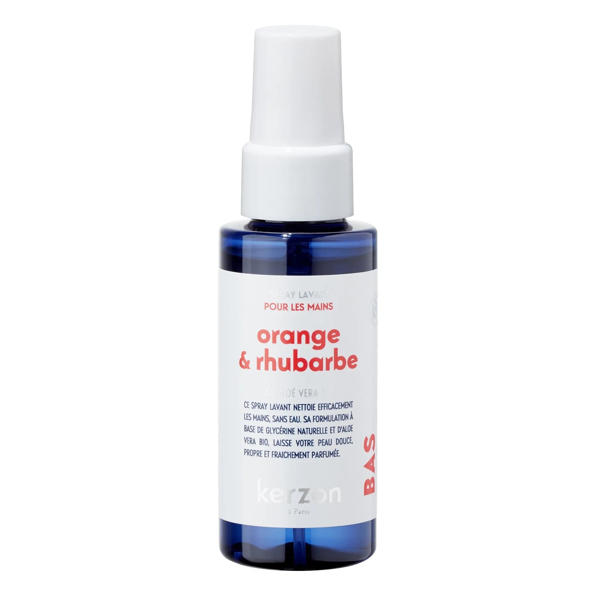 Kerzon - Spray limpiador de manos - Naranja y ruibarbo