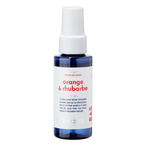 Kerzon - Spray limpiador de manos - Naranja y ruibarbo
