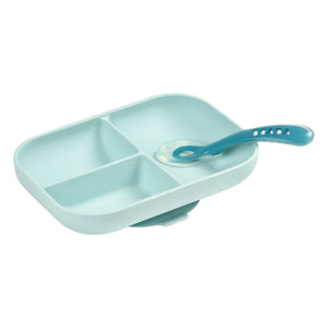 Béaba - Set de Comida de Silicona | Azul