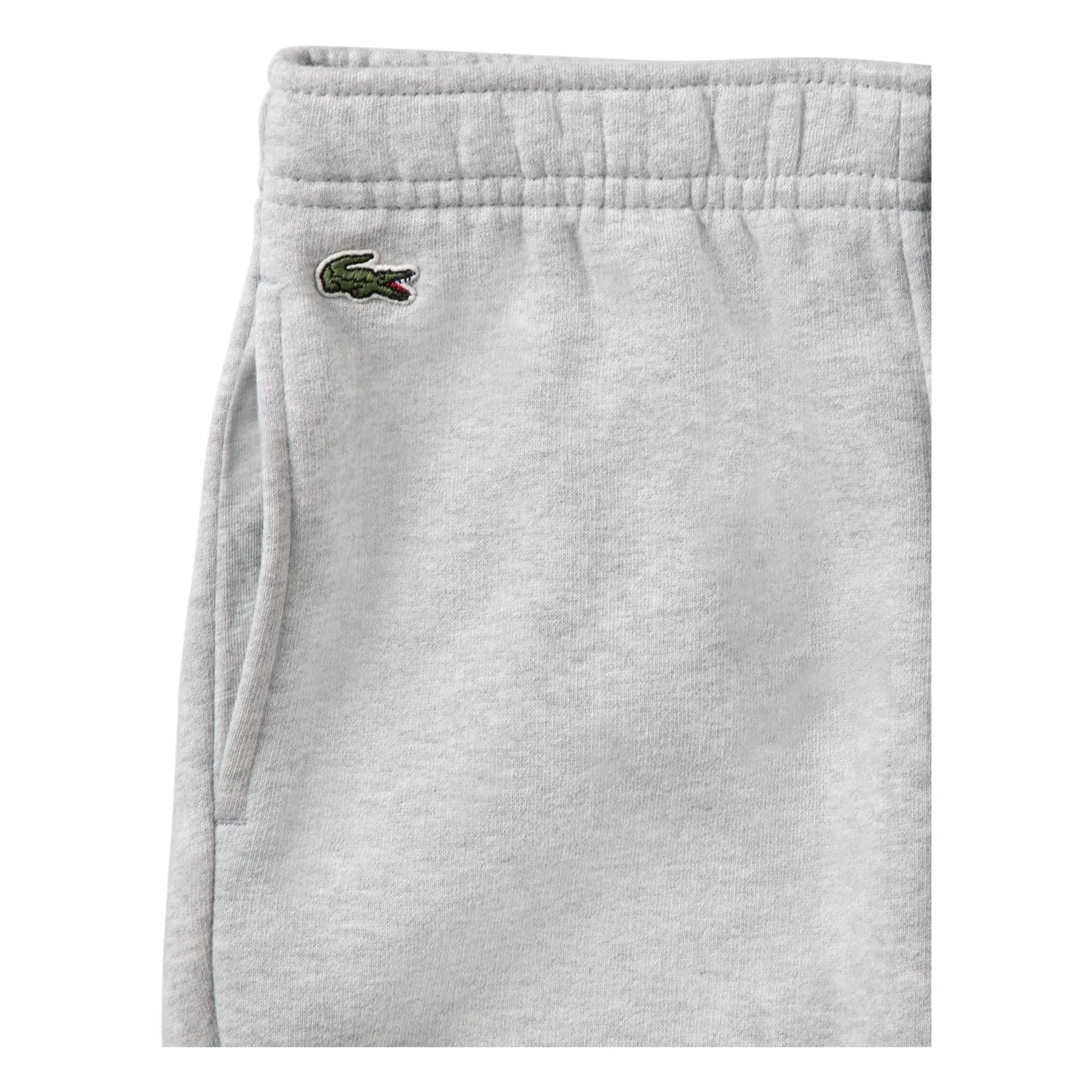 Lacoste - Jogger con logo de algodón orgánico | Gris jaspeado