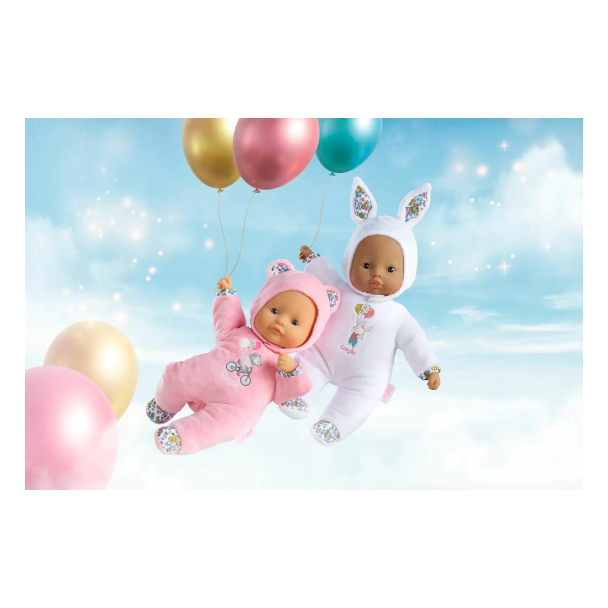 Corolle - Peluche - Bebé Pti' Cœur Oso | Rosa claro