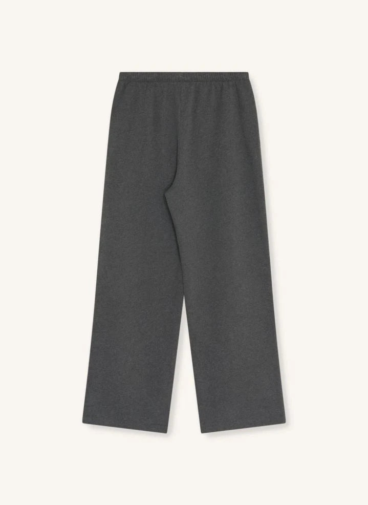 the new society - Jogger con logo de algodón | Heather grey