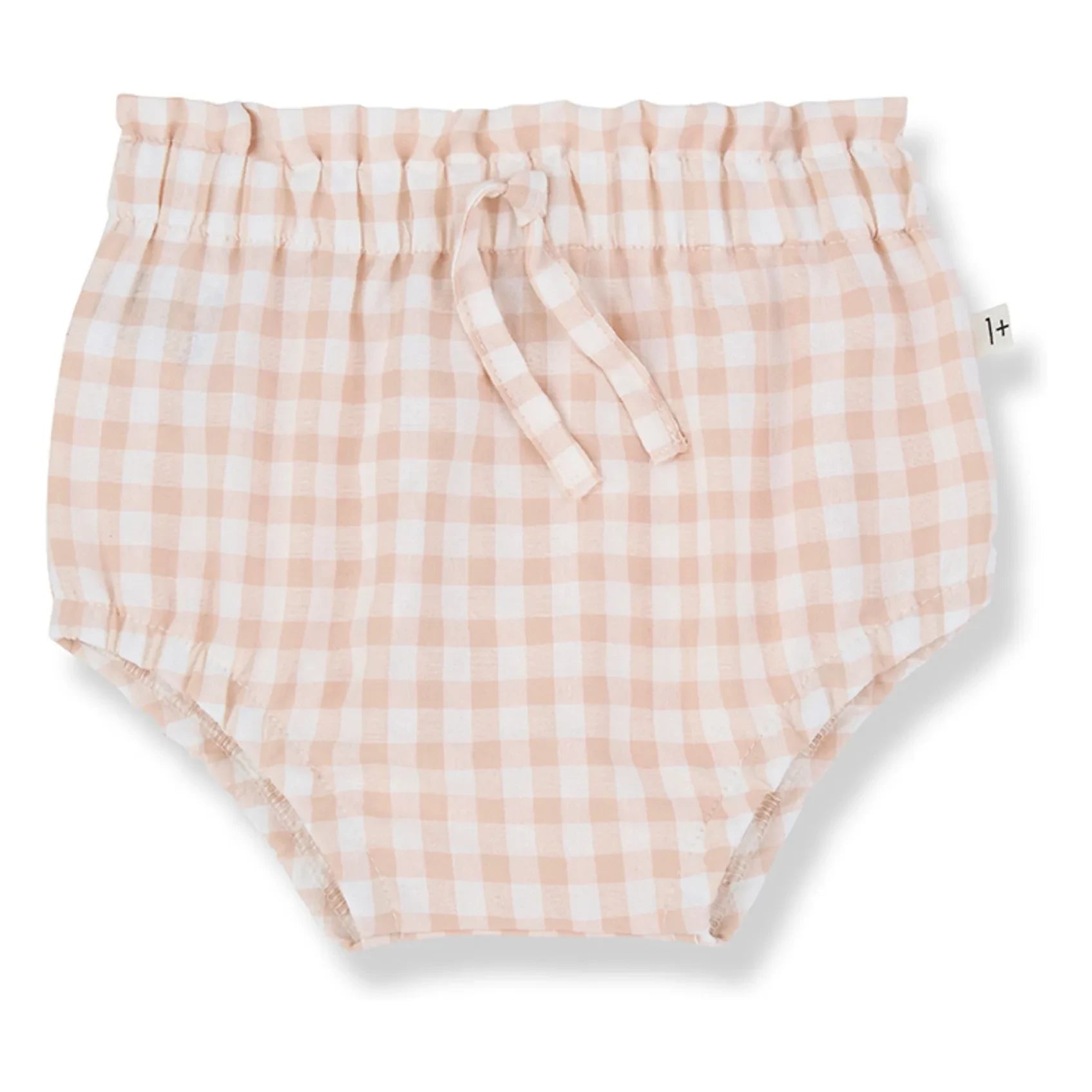 1+ en la familia - Bloomer Delos Vichy Seersucker | Beige rosa