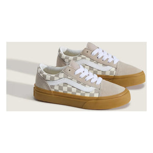Vans - Cordones de zapatillas Old Skool Gum Check | Oatmeal