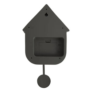 Present Time - Modern Guguklu sarkaçlı saat | Koyu yeşil