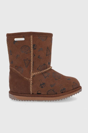 Botas de nieve infantiles de ante Emu Australia Woodland Brumby