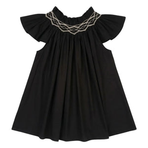 BELLEPIECE - Top de Popelina de Algodón Mykonos | Negro