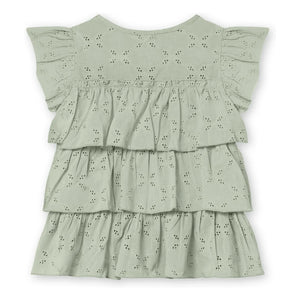 Fliink - Top bordado Harper | Gris claro