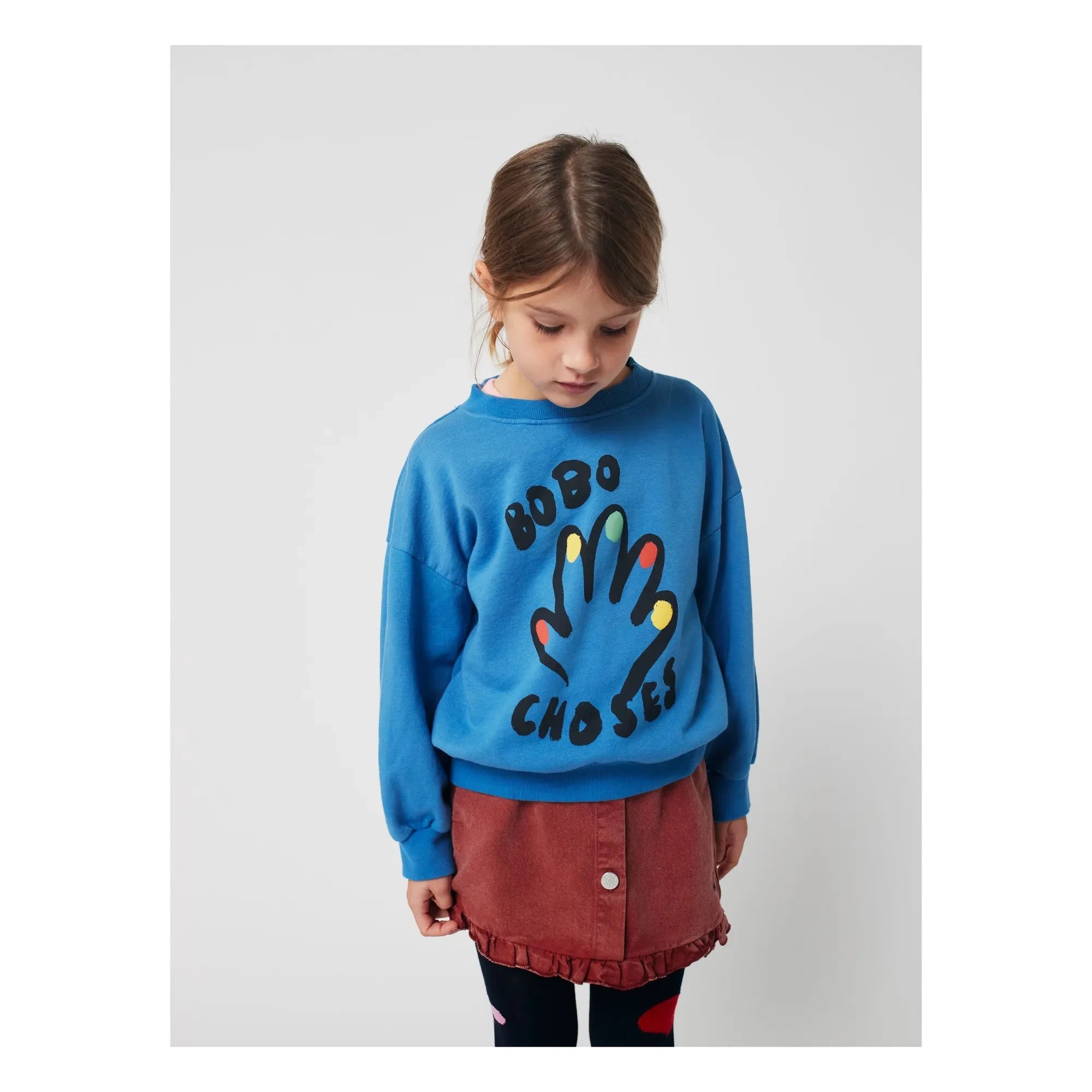 Bobo Choses - Sudadera de algodón orgánico High Five | Azul