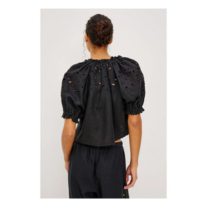 Rails - Blusa bordada Lizbeth | Negro