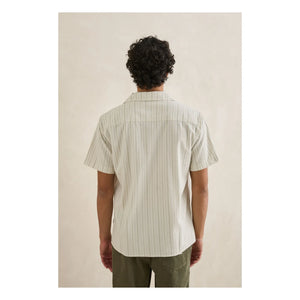 Rhythm - Camisa de manga corta a rayas para vacaciones | Crema