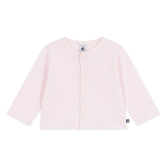 Petit Bateau - Chaleco liso | Rosa palo