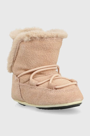 Moon Boot Crib Botas de Nieve de Ante para Niños