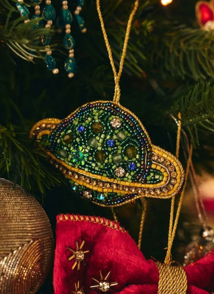 Anna + Nina - Adornos Navideños con Espacio | Verde