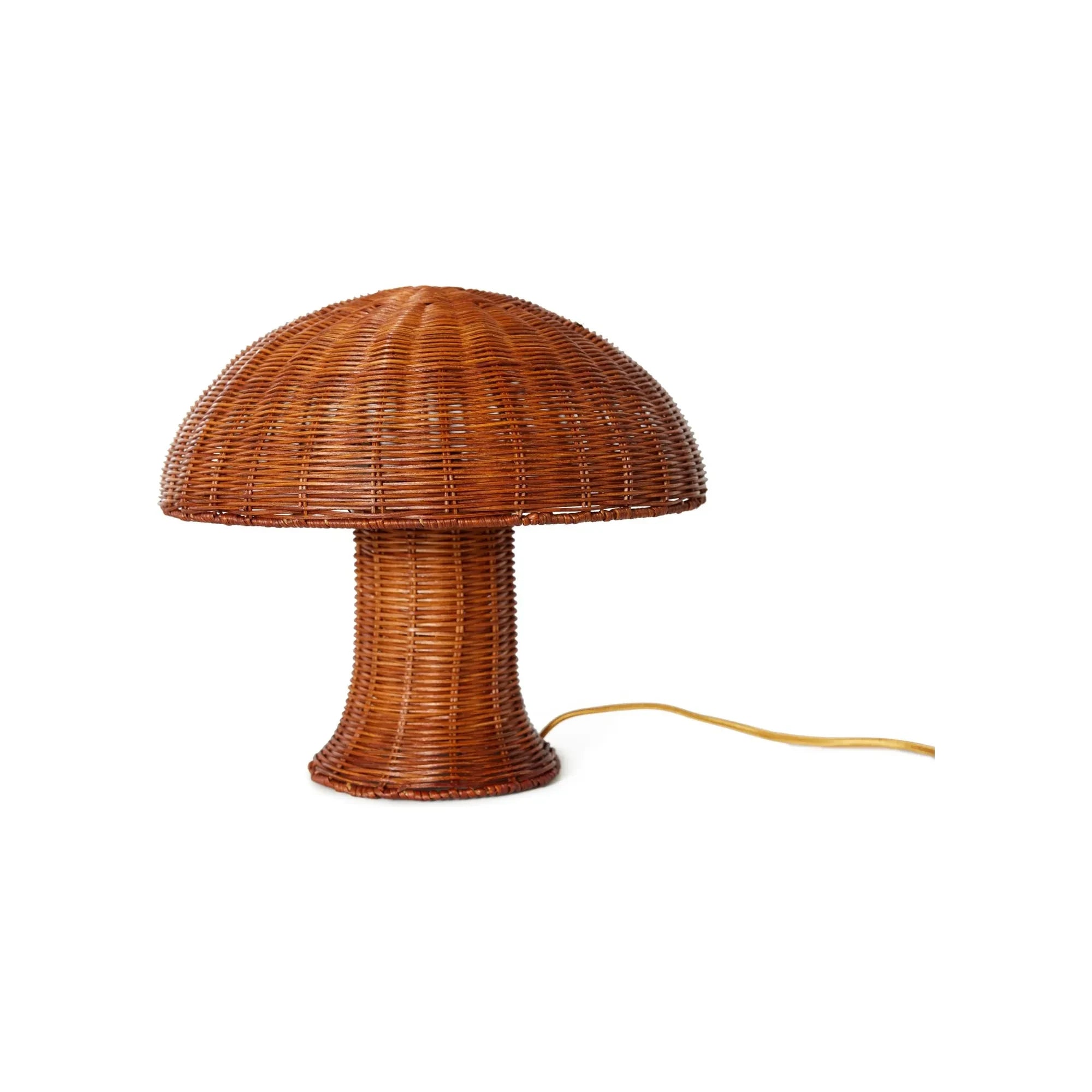HKliving - Lámpara de mesa de mimbre