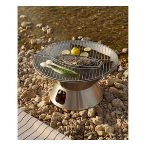 Hay - Jasper Morrison Outdoor Market Çelik Ateş Çukuru, Gümüş