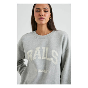 Rails - Sudadera The Varsity | Heather Gri