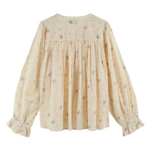 Emile et Ida - Blusa Dounia de algodón orgánico | Crema