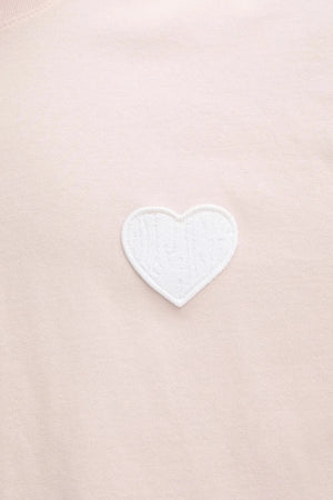 Camiseta de algodón con eslogan AllSaints LOVER