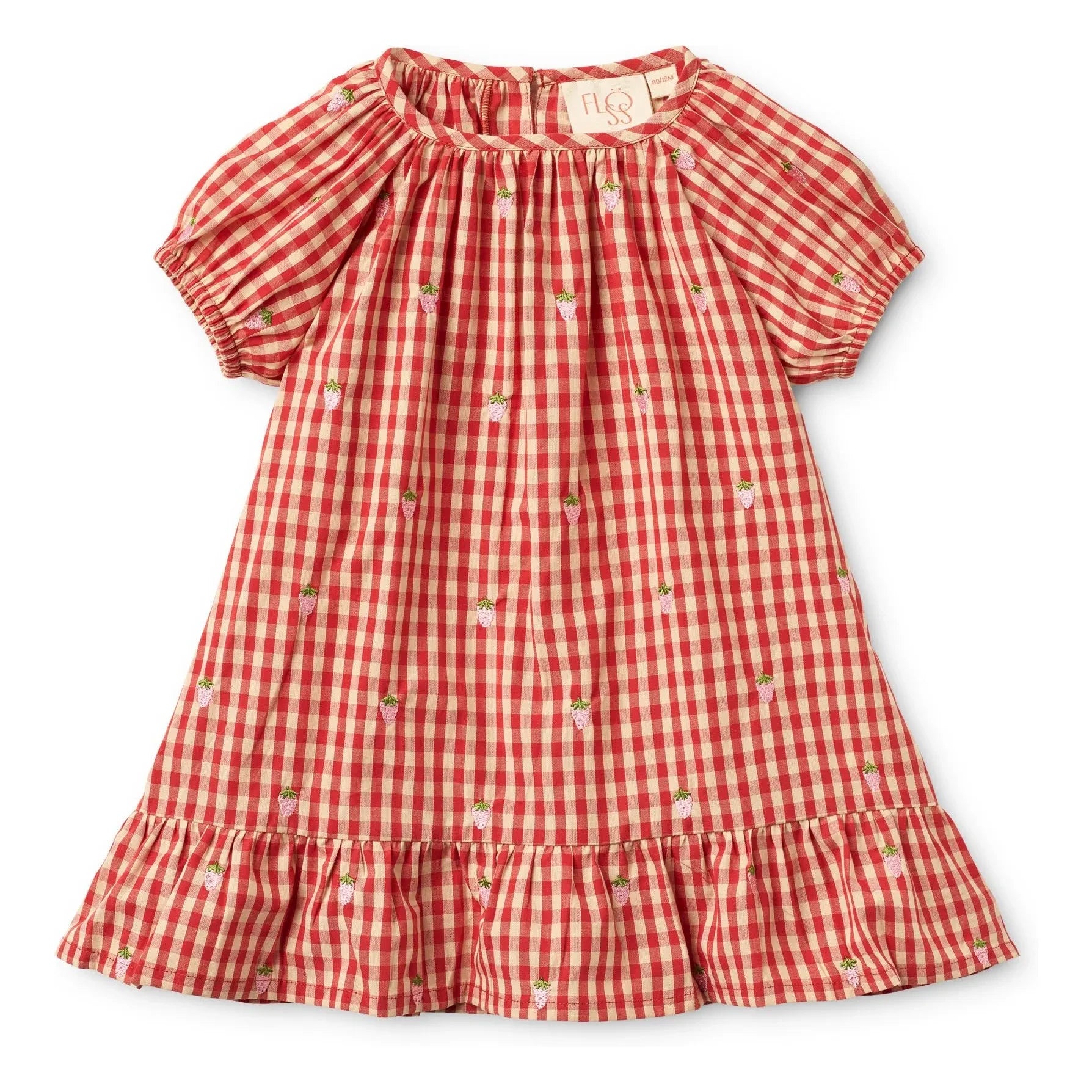 Flöss - Molly Gingham Vestido | Rojo
