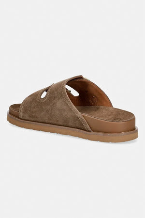 Gant zapatillas destalonadas de mujer de ante con puntera abierta Mardale