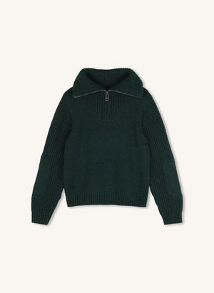 Zadig & Voltaire - Jersey truckneck de lana 1997 | Verde