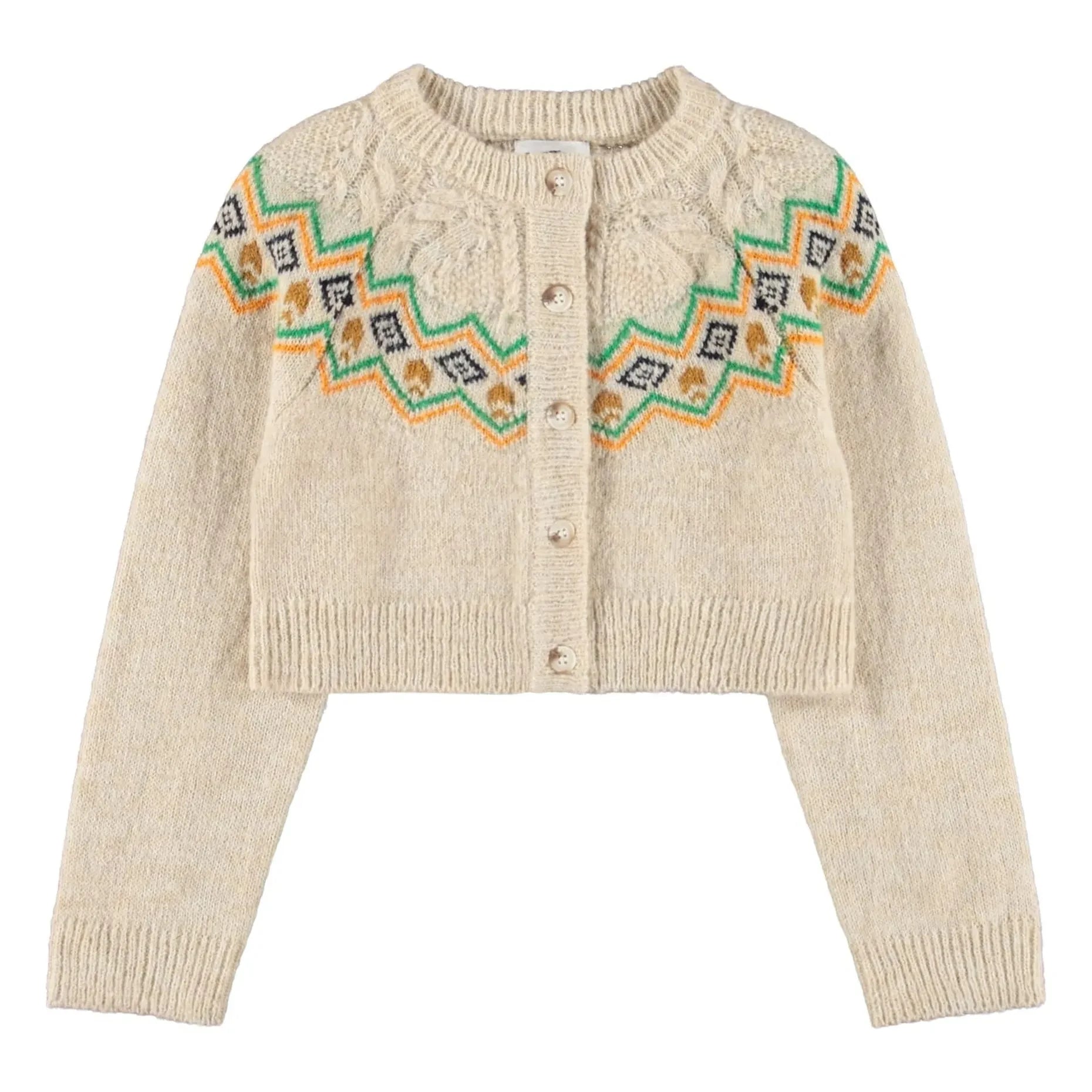 Cárdigan Molo - Pointelle Gemma | Beige