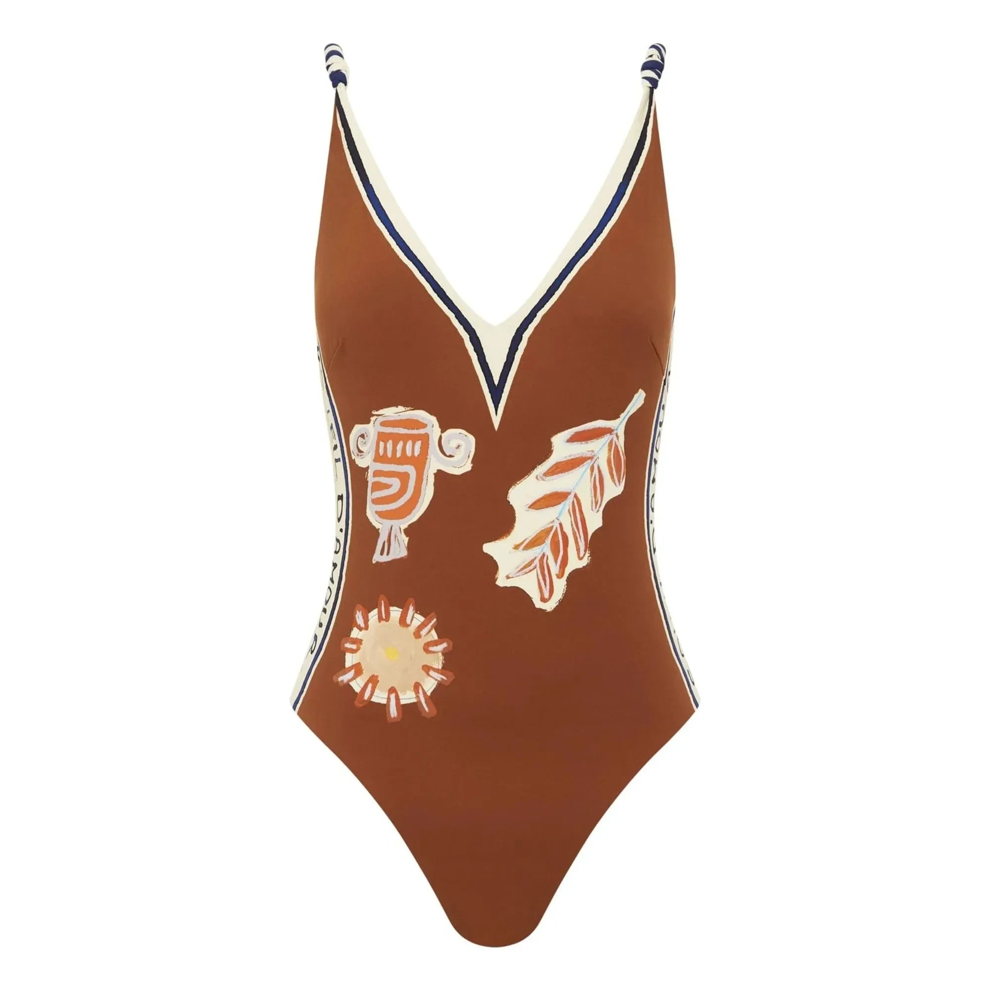 Alémais - Bañador de 1 pieza Soleil D'Amour hecho de fibras recicladas | Ladrillo