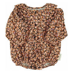 Piupiuchick - Mono Claudine con Estampado Floral | Negro