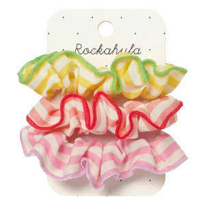 Rockahula Kids - Set de 3 Pinzas Rayadas | Crudo